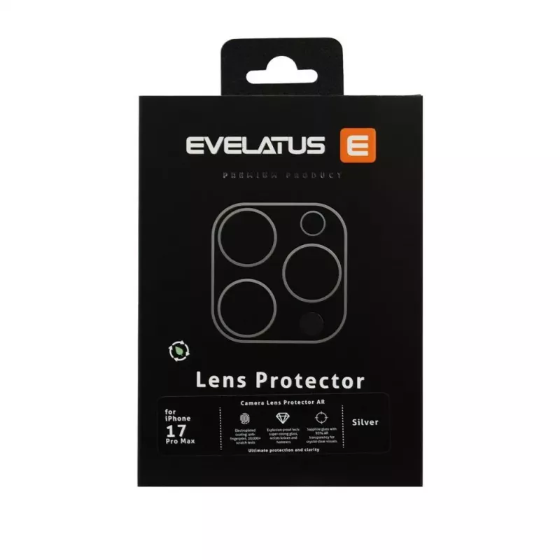 Evelatus Apple iPhone 17 Pro Full Body Camera Lens Protection Premium Deep Blue
