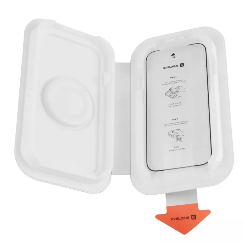 Evelatus Apple iPhone 16 Pro Max Flip Glass Magic Easy Install Box - Ekrāna aizsargs