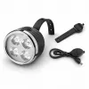 iLike Uzlādējams Velosipēda Priekšējais Lukturis ar 120dB Skaņas Signālu, 280 Lumeni, 4 Gaismas Režīmi, USB Uzlādējams, Bezvadu Tālvadība