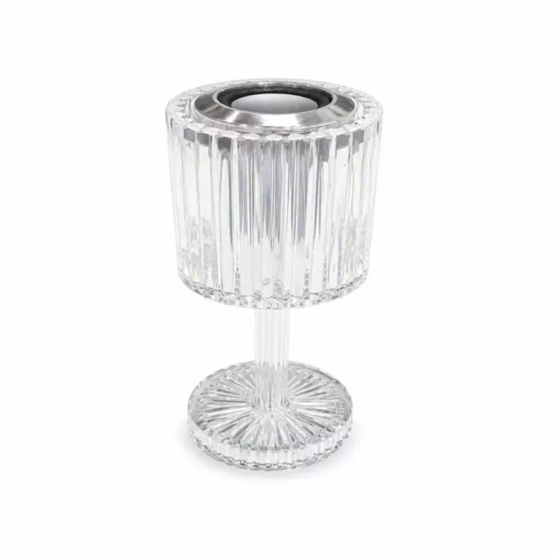 iLike Crystal Touch RGB LED galda lampa ar Bluetooth skaļruni, apkārtējās gaismas naktsgaismu un tālvadības pulti