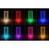 iLike Crystal Bubble Touch RGB LED galda lampa ar Bluetooth skaļruni