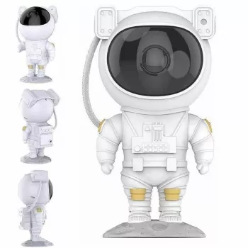iLike A1 Astronaut 360° Rotējošas Galvas Zvaigžņu Debess & Miglāja Projektors ar Tālvadību