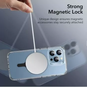 iLike ESR HaloLock magnētiskais gredzens tālrunim MagSafe 2 iepakojumā Melns