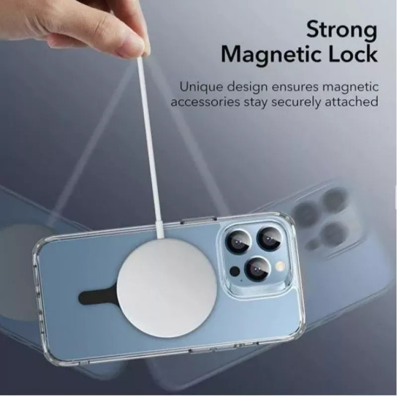 iLike ESR HaloLock magnētiskais gredzens tālrunim MagSafe 2 iepakojumā Melns