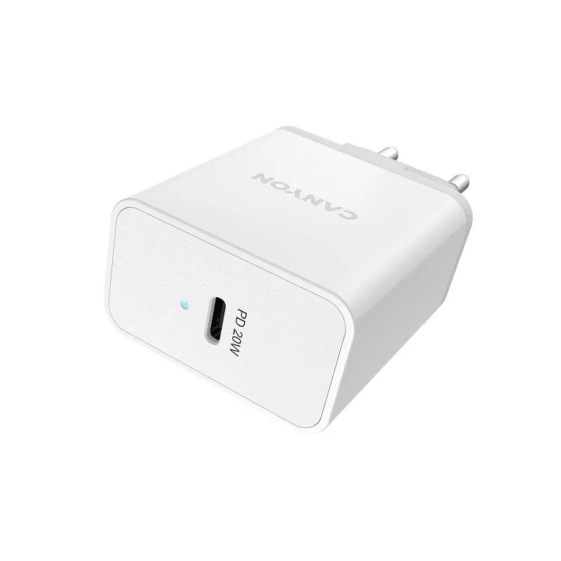 Canyon Wall Charger H-20 ar USB-C 20W Balts