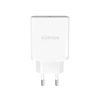Canyon Wall Charger H-20 ar USB-C 20W Balts
