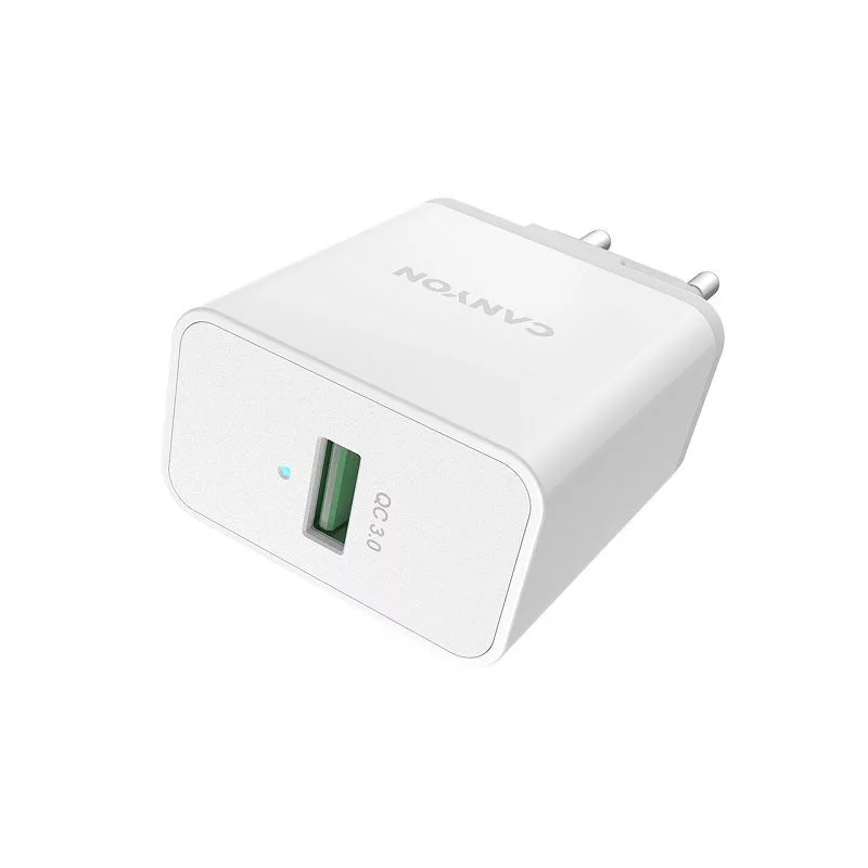 Canyon Wall Charger H-12 with USB-A QC3.0 18W White