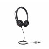 Yealink UH35 Dual UC USB-C/A On-Ear Headset ar USB-A/USB-C, Melns