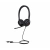 Yealink UH35 Dual UC USB-C/A On-Ear Headset ar USB-A/USB-C, Melns