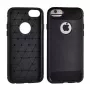 GreenGo Carbon Series aizmugurējais vāciņš Samsung Galaxy Note 8, melns, TPU, matēta oglekļa šķiedras tekstūra
