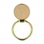 iLike Ring LEATHER UCH000526 Gold - Premium Īstas Ādas Telefona Gredzena Turētājs ar 360° Rotāciju un Statīvu