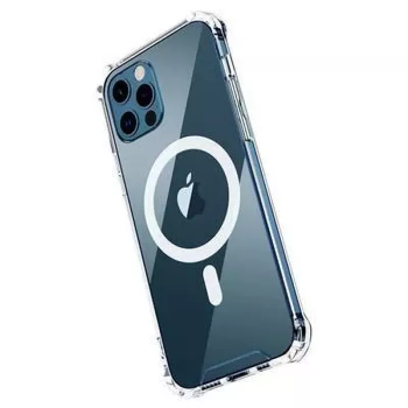 Tel Protect Apple iPhone 12 Pro Max MagSilicone Case Caurspīdīgs
