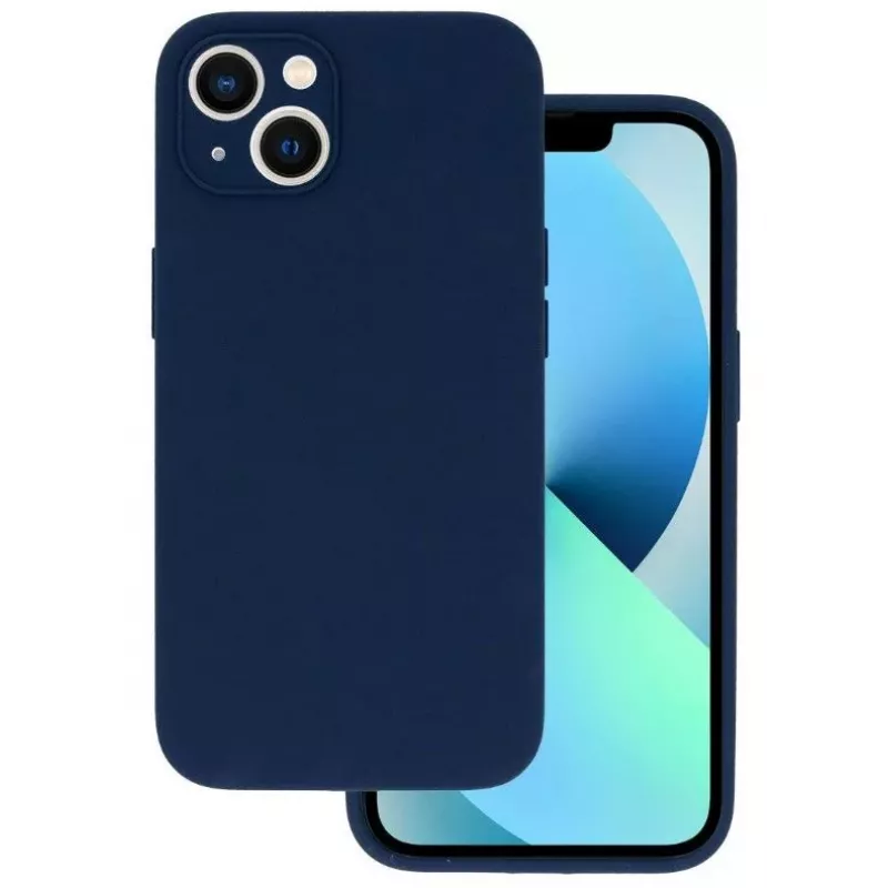 Vennus Samsung Galaxy A22 5G Silicone Lite Case Navy Blue