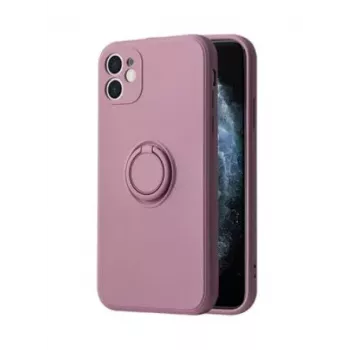 iLike Apple iPhone 13 Silikona gredzena maciņš Violeta