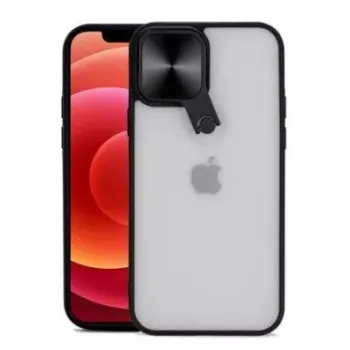 iLike Samsung Galaxy A13 5G/A04s Cyclops Case Caurspīdīgs Melns