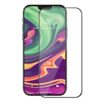 iLike Samsung Galaxy S23 Cietais Keramikas Rūdītais Stikla Ekrāna Aizsargs Melns
