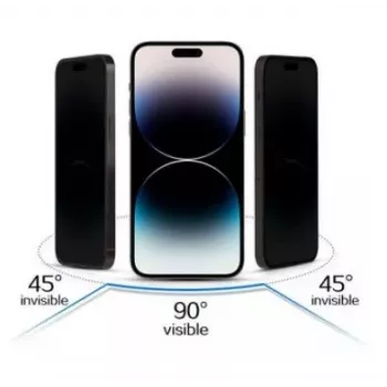 iLike Samsung Galaxy A54 5G Privātuma stikla ekrāna aizsargs melns