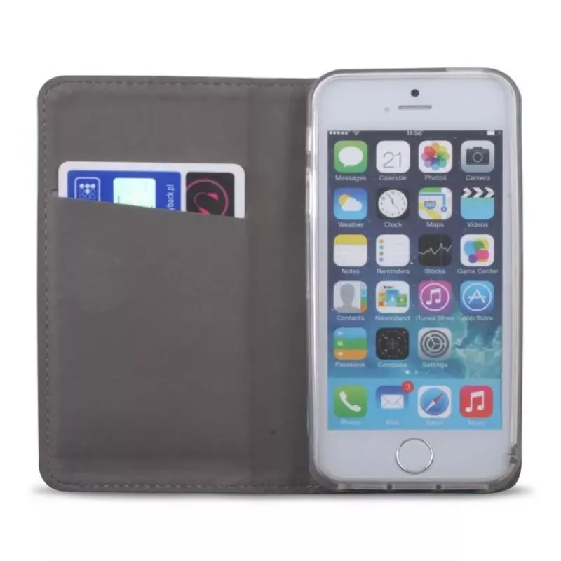 GreenGo Honor 5x Smart Magnet Wallet Case Silver