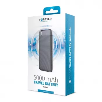 Forever Power Bank TB-100S 5000 mAh Melns