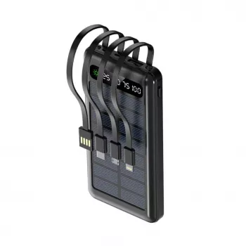 Setty Solar Power Bank SLR-100 10000 mAh Black