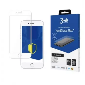 3MK Apple iPhone 7 HardGlass Max White rūdīta stikla ekrāna aizsargs