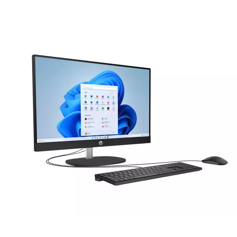 HP 24-cr0332nw All-in-One PC, AMD Ryzen 7 7730U, 23,8 inch Full HD, 16 GB DDR4, 512 GB SSD, Windows 11 Home, Balts