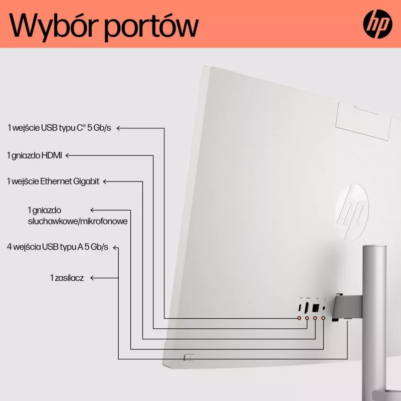 HP 24-cr0332nw All-in-One PC, AMD Ryzen 7 7730U, 23,8 inch Full HD, 16 GB DDR4, 512 GB SSD, Windows 11 Home, Balts