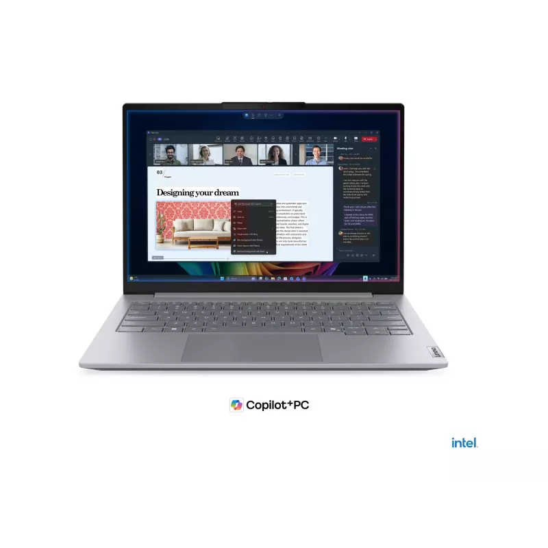 Lenovo ThinkBook 14 G9 IPL Intel klēpjdators, Arctic Grey, 14 inch IPS WUXGA, Intel Core Ultra 5, 16GB DDR5, 512GB SSD, Intel Graphics, Windows 11 Pro, Wi-Fi 7, Bluetooth 5.3