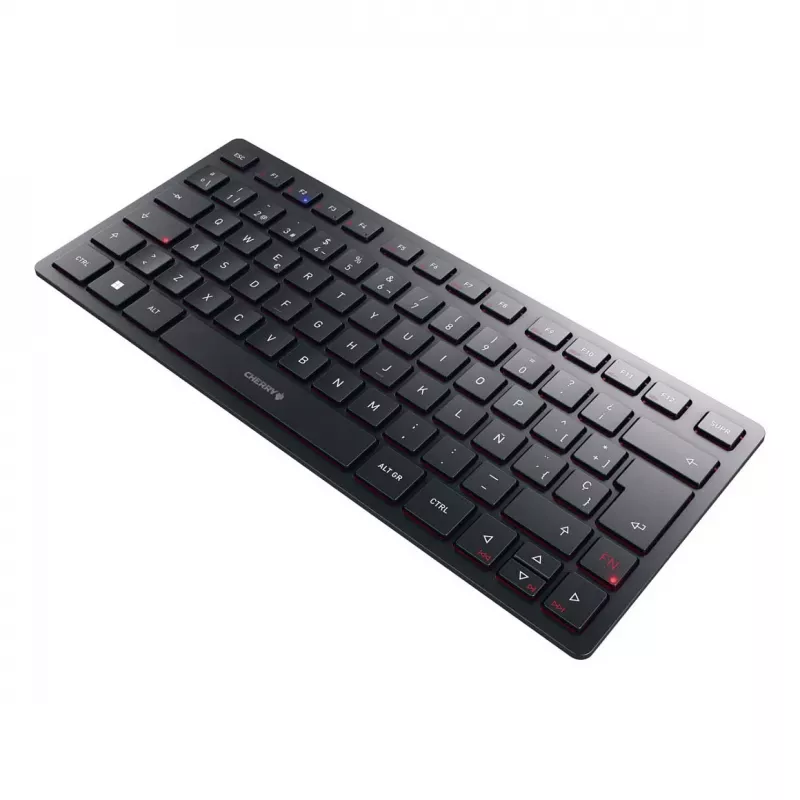CHERRY KW 9200 MINI bezvadu tastatūra melna spāņu izkārtojums
