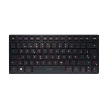 CHERRY KW 9200 MINI bezvadu tastatūra melna spāņu izkārtojums