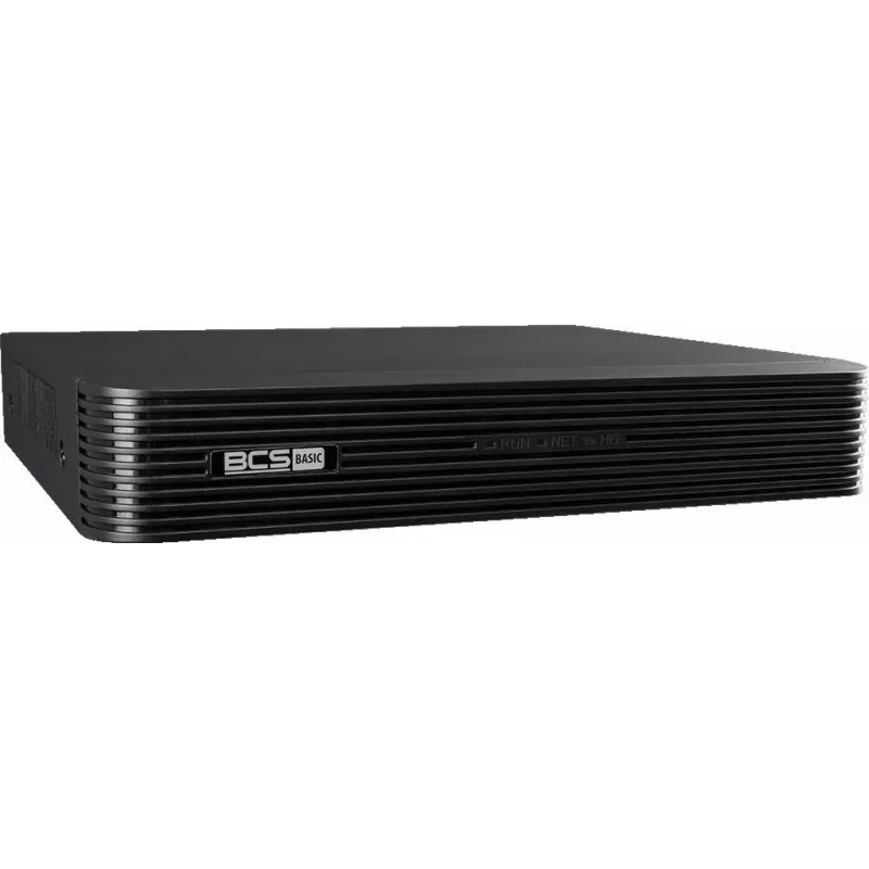 BCS BASIC BCS-B-NVR1001(2.0) 1-kanāla IP ierakstītājs, 8MP, H.265+, 1 SATA līdz 8TB
