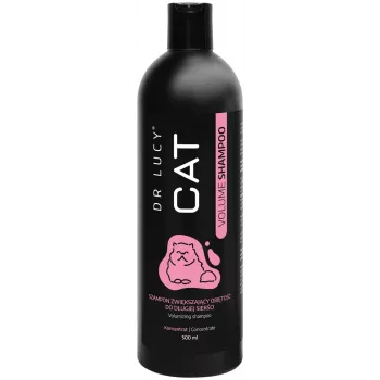 DR LUCY CAT VOLUME SHAMPOO 500 ML KONCENTRĀTS, TILPUMA PALIELINĀŠANAS ŠAMPUNS GARSPALVAINĀM KAĶIEM