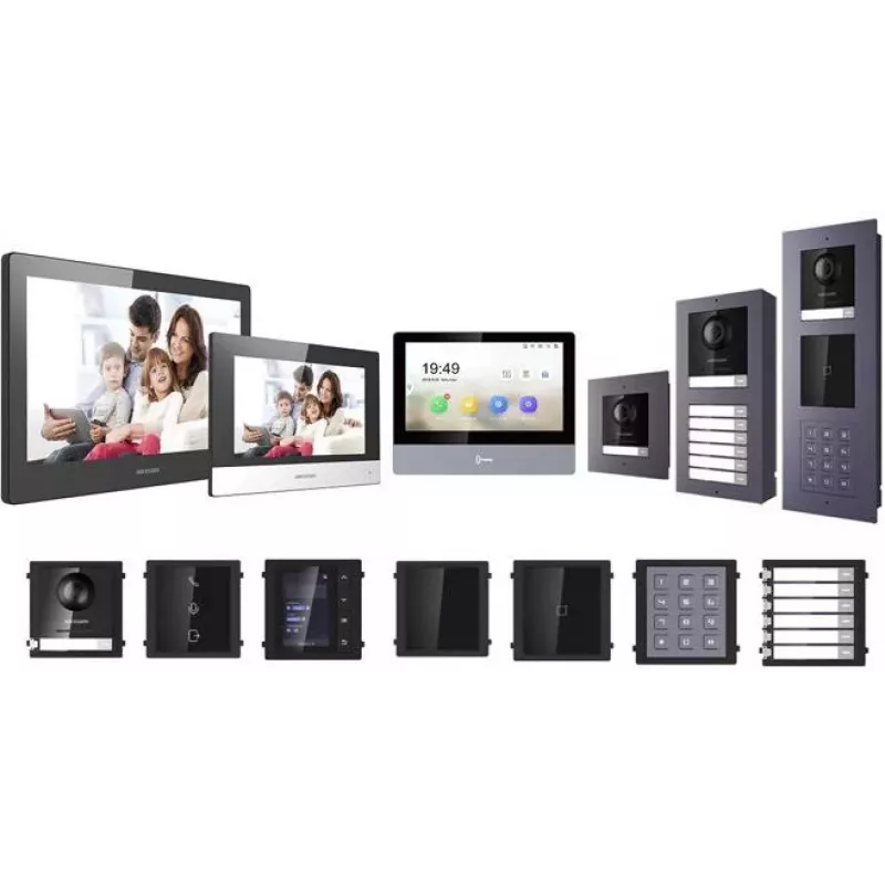 Kameru modulis HIKVISION DS-KD8003-IME1(B)/Flush vārtu stacijai