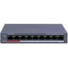 Hikvision DS-3E0109P-E/M(C) 9-Port Fast Ethernet PoE Switch, 8 PoE Porti, 65W Budžets, Nepārvaldīts