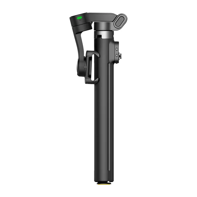 AOCHUAN Smart V3 viedtālruņa gimbals ar AI izsekošanu, apgaismojumu, tālvadības pulti, statīvu, selfie stick, melns
