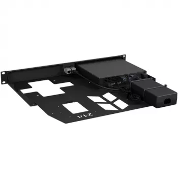 Rackmount.IT komplekts Dell OptiPlex MFF - 1U 19 collu stiprinājuma kronšteins, melns