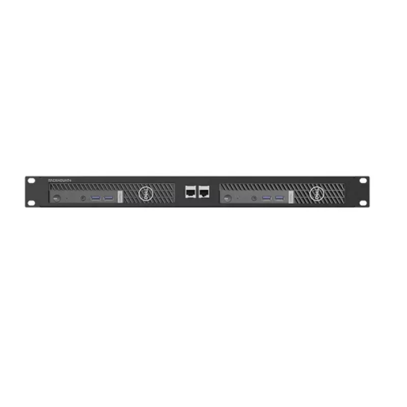 Rackmount.IT komplekts Dell OptiPlex MFF - 1U 19 collu stiprinājuma kronšteins, melns