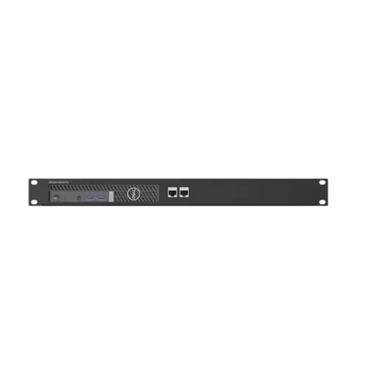 Rackmount.IT komplekts Dell OptiPlex MFF - 1U 19 collu stiprinājuma kronšteins, melns