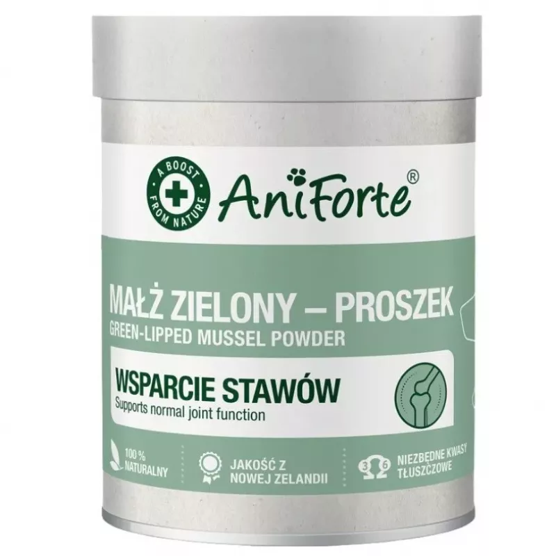 ANF ANIFORTE Green Lipped Mussel pulveris suņiem un kaķiem - 100g