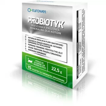 EWE EUROWET Probiotiskais uztura bagātinātājs kaķiem - 15 x 1,5 g paciņas