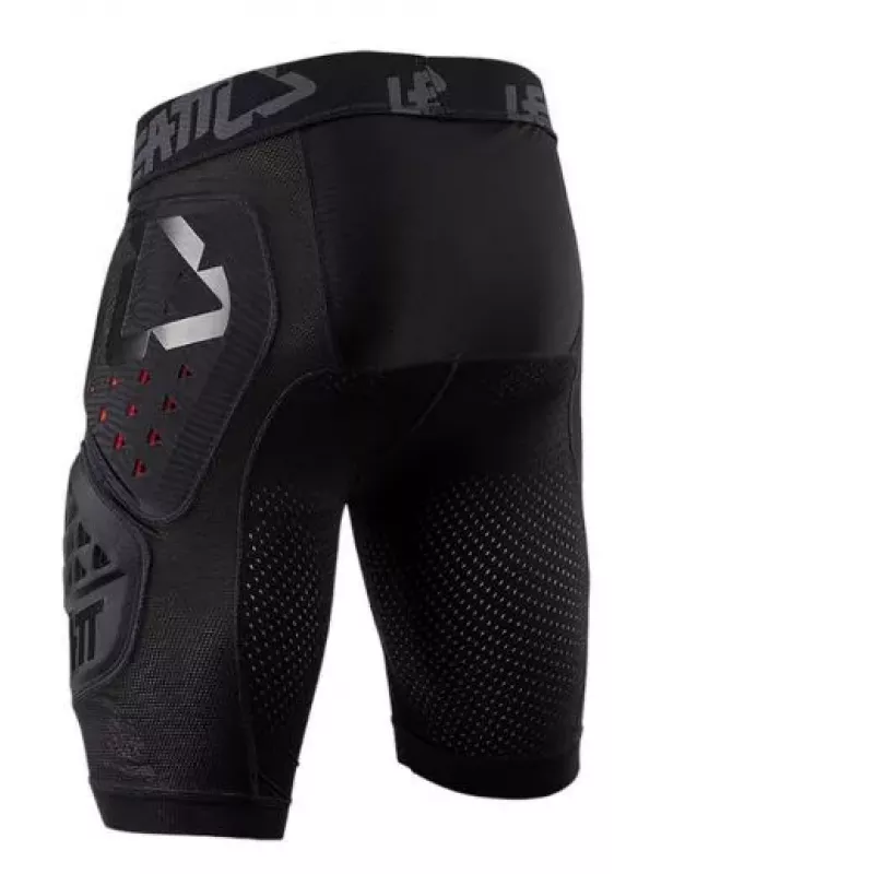 LEATT Impact Shorts 3DF 3.0 ar Spilveniem, Izmērs L, Melns