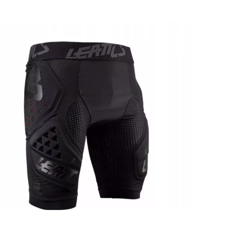 LEATT Impact Shorts 3DF 3.0 ar Spilveniem, Izmērs L, Melns