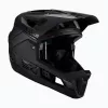 LEATT MTB Enduro 4.0 V23 Bicycle Helmet with Removable Chin Bar, Size M, Black