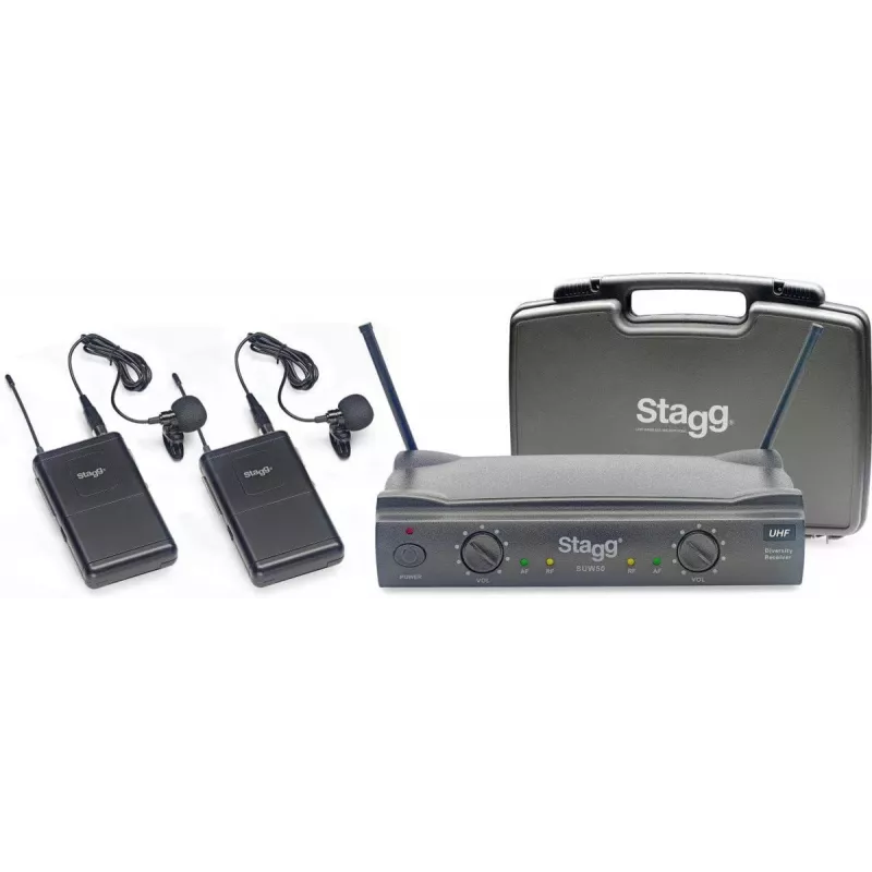 Stagg SUW 50 LL FH EU Wireless UHF System Black