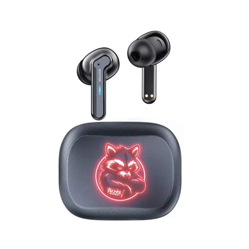 BXT Buxton BTW 8200 Racoon - In-ear bezvadu austiņas ar uzlādes futrāli, balta