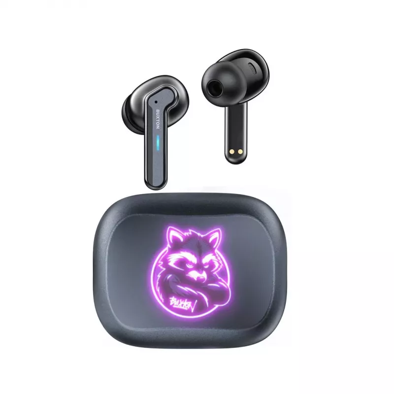 BXT Buxton BTW 8200 Racoon - In-ear bezvadu austiņas ar uzlādes futrāli, balta