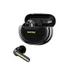 BXT Buxton BTW 7200 Black Tuya - Patiesi bezvadu austiņas ar uzlādes futrāli, Melnas, Bluetooth 5.2, IPX4, Skārienvadība, Tuya Smart lietotne