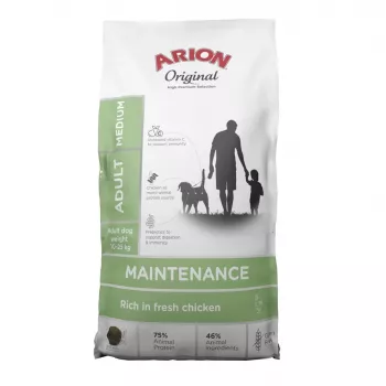 ARION Original Medium Maintenance Chicken - Sausā suņu barība - 12kg