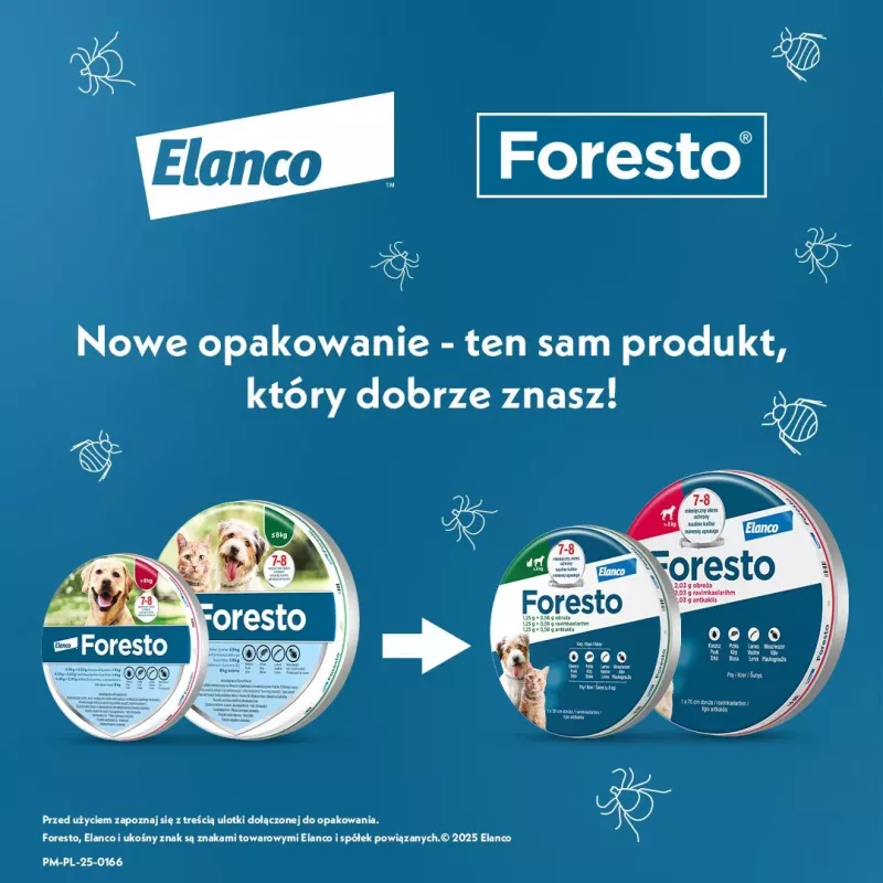 ENA ELANCO Foresto Kaklasiksna Suņiem virs 8 kg
