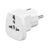 Goobay 94026 Ceļojumu adapteris UK, US, IT, CH uz ES, Balts